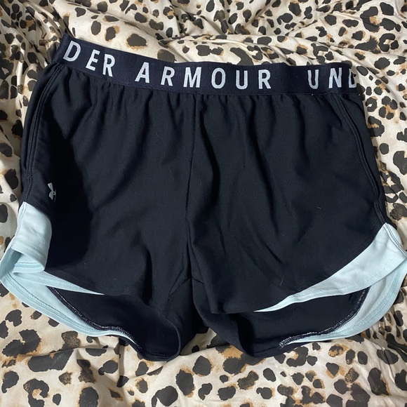 Blue and Black Under Armour shorts - Picture 1 of 1